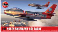 Airfix Modelbouwpakket Militaire voertuigen - 08111A North American F-86F Sabre - Straaljager Plastic - 1:48 - Modelbouw