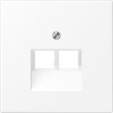Modulaire Jung LS Range Inbouw Schakelmateriaal - LS969-2UAWWM - Wit