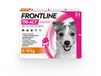 FRONTLINE Tri-Act Chien - Anti Puces, Tiques, Moustiques, Phlébotomes & Mouches - Traitement Radical En 6h - Pour Petit Chien De 5 à 10 kg - Fabriqué En France - 3 Pipettes Application Spot On