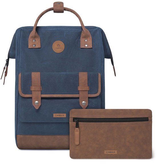 Cabaïa Cabaia Adventurer Large Laptoprugzak - 16 inch - 26L - Blauw