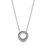 PANDORA Hearts of PANDORA Necklace Silver Cubic Zirconia 397436CZ-45