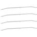 vidaXL Zeilbeugel voor aanhangers 4 zilver 102-155 cm Aluminium