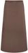 Karlowsky Lange Polycotton Schort Bistro Basic Lichtbruin Effen One Size