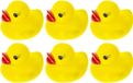 Duckiez Badeendjes - 60 stuks - Geel