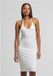 Urban Classics Rib Jersey Neckholder Bodycon jurk XXL Gebroken wit