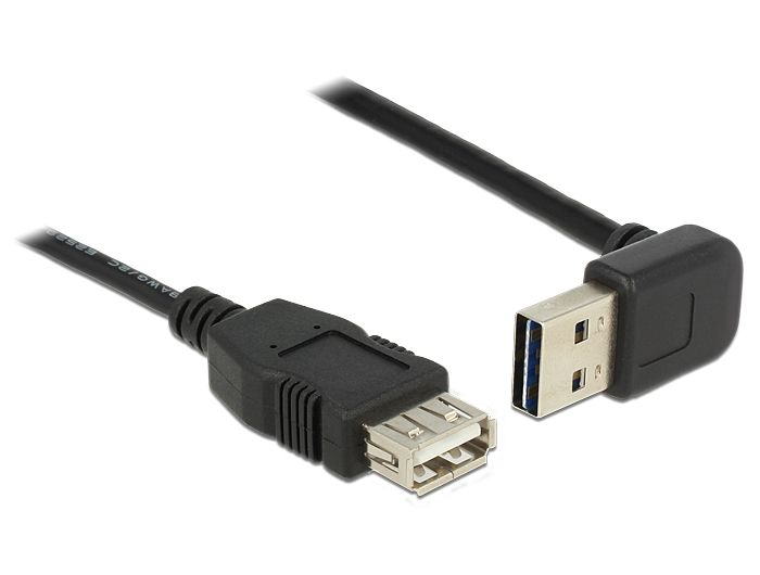 DeLOCK USB 2.0-A - USB 2.0-A Kabel - 2m - Zwart