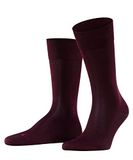 FALKE Sensitive Malaga drukvrije comfort tailleband katoen sokken heren rood - maat 39-42