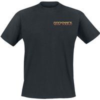Godsmack T-shirt - Vintage Pentacle Flames - S tot 4XL - voor Mannen - zwart