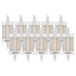 Osram 10 x LED Leuchtmittel Stab 78mm Line 6,5W = 60W R7s klar 806lm warmweiß 2700K 330°