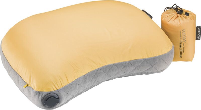Cocoon Air-Core Down Pillow 30x41cm, Orange/Grey - 2023 Travel Pillow