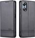 AZNS Oppo A17 Hoesje Wallet Book Case Kunstleer Zwart