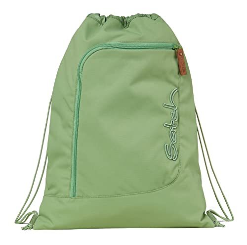 Satch Sporttas 12 liter, kan aan de rugzak worden vastgezet, ritsvak, Nordic Jade Green - lichtgroen, Eén maat