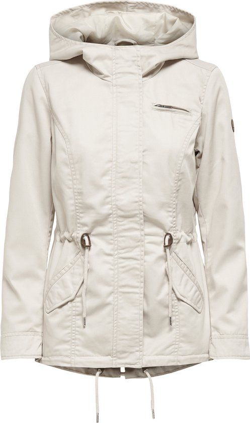 ONLY ONLLORCA CANVAS PARKA CC OTW Dames - Moonbeam - Maat S