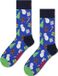 Happy Socks Bring It On Sock - Unisex Sokken - Blauw - Maat 36-40