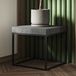 TemaHome Bijzettafel Petra 55x55 cm industrieel - beton/zwart