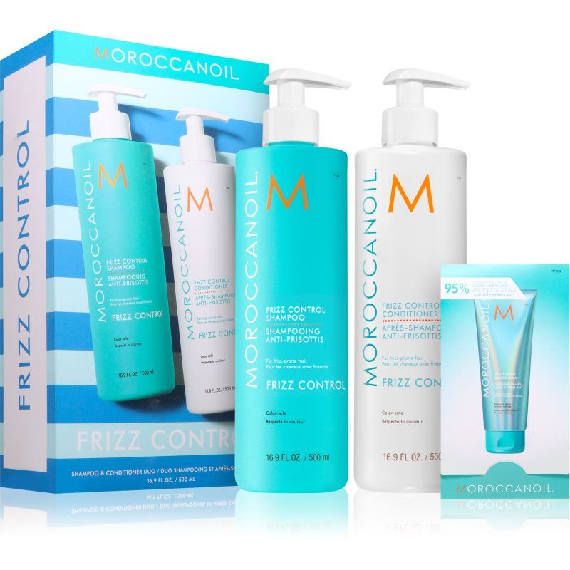 Moroccanoil - Frizz Control Shampoo + Conditioner 500 ml (duo)