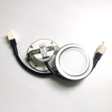 Merkloos / Sans marque LED Spot Afzuigkap - Lampen Buizen - Keukenverlichting - Roestvrij Staal Glas - 68mm Diameter - Wit