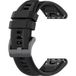 Techsuit Bracelet W060 pour Garmin Watch Fenix / Forerunner Series, 22mm, Noir