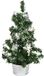 DOMMIO Zilverkleurige kerstboom, 25 cm