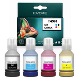 Evoke Sublimation Ink for Epson T49N1-T49N4 CMYK 560ml Surecolor SC-F100 F500 F501