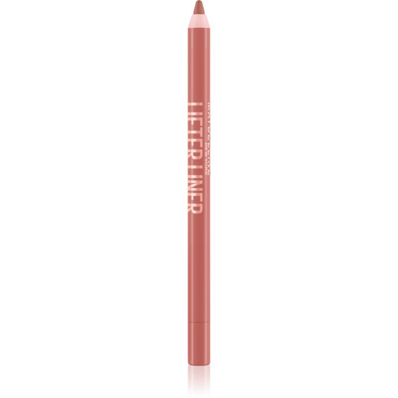 Maybelline L'OREAL Maybelline New York Lifter Liner Lipcontourstift met hyaluronzuur voor vol uitziende, mollige lippen, 011 Upstate, 1,2 g