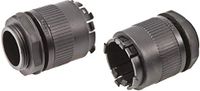 RS PRO Nylon 66 kabelbuis bevestiging adapter PG21 25mm, verpakking van 10 stuks