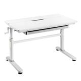 HOKO bureau enfant, réglable en hauteur, blanc