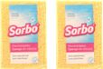 Sorbo Schoonmaak spons - 6 stuks - Geel