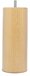 La Fabrique de Pieds AM20170015 bedpoten, cilindervormig, hout, gelakt, 17 x 7 x 7 cm, licht