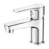 IBERGRIF M11057 Wastafelkraan Wastafelmengkraan Badkamerkraan Enkele Hendel Wastafelkraan Wastafel Mengkraan Modern Bathroom Faucet, Chrome, Silver