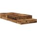 Maison Exclusive - Lit coffre exclusif, structure en bois massif recyclé, avec porte, dimensions : 90 cm. Matériau : bois composite