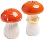 Klevering Mushroom set de sel et de poivre - Terre cuite - Multi