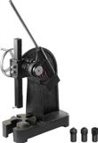 VEVOR Doornpers, 3t Rateldoornpers, Ratelhendel Doornpers met Handwiel, 310 mm Maximale Hoogte, Handmatige Desktop Gietijzeren Ponspers voor Ponsen, Buigen, Strekken, Vormen