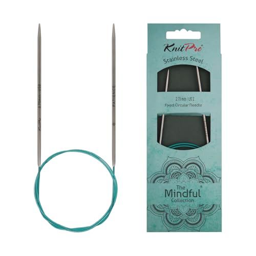 KnitPro 36054 rondbreinaald Mindful 2,75 mm 40 cm Engels, blauwgroen