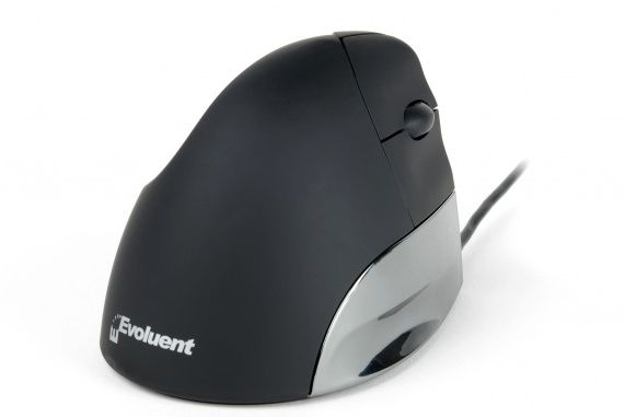 Evoluent BakkerElkhuizen Evoluent Mouse Standard - Ergonomic Right Handed Mouse - Black
