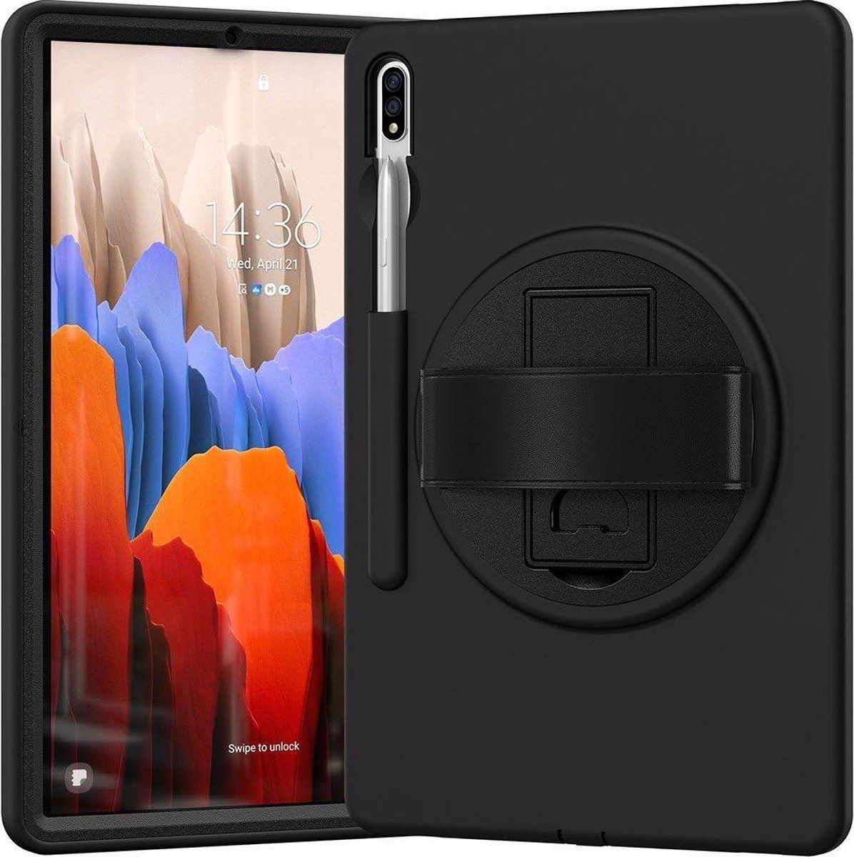 Samsung Galaxy Tab S7 Plus / - / - / Zwart