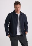 Felix Hardy Jas Van Katoen-Linnen Mix Heren Navy - L