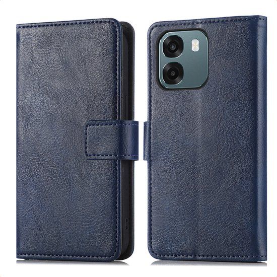 imoshion Luxe Bookcase - Geschikt voor Oppo A6 (5G) - Donkerblauw