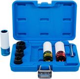 BGS Kracht-Spaareinsatz- en Spiraal-Profiel-Steeksleutel-Set Aandrijving Binnenvierkant 12,5 mm (1/2") SW 17 - 21 mm 7-delig. - 74297