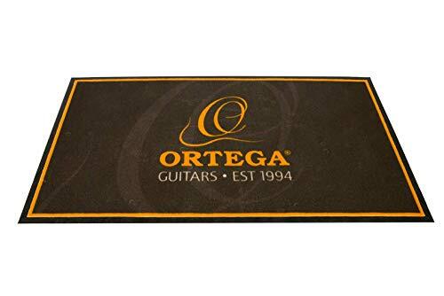 Ortega Guitars ORTEGA anti-slip stage tapijt - 140 x 80 cm zwart/logo (ORUG)