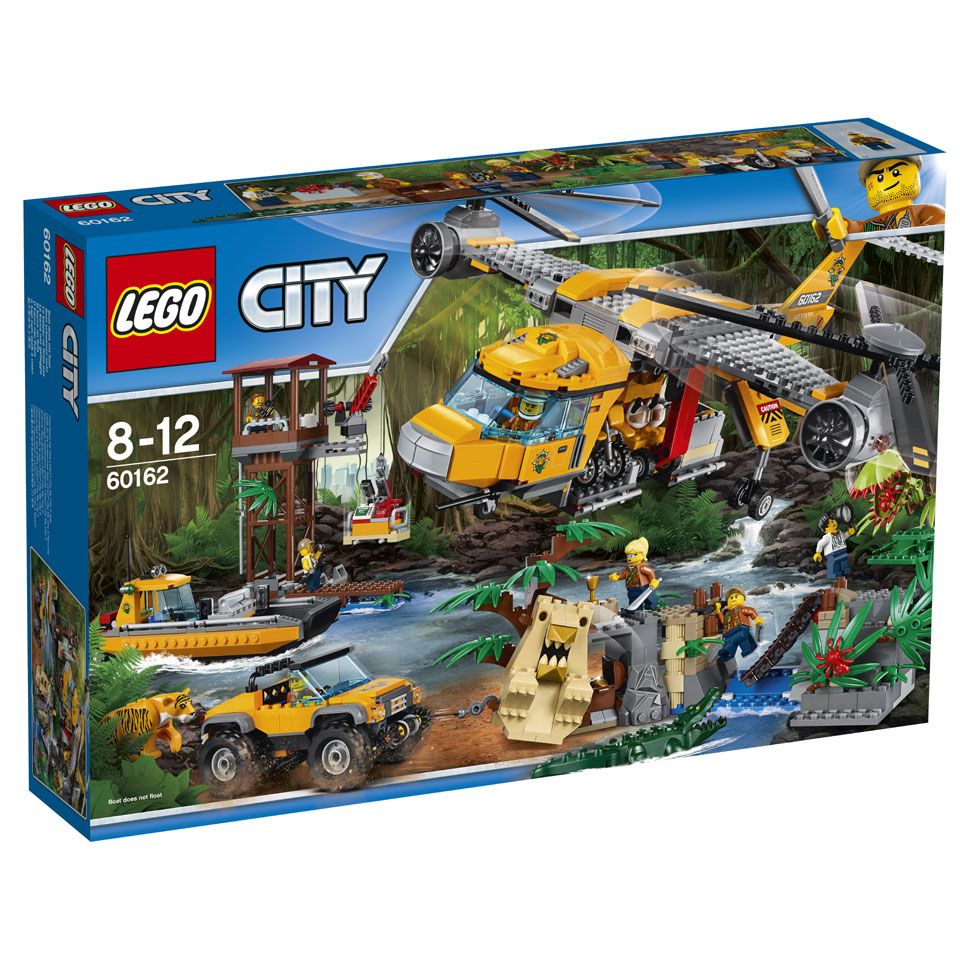 LEGO City Jungle Helicopter Drop 60162