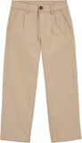 WE Fashion Jongens loose fit chino Beige Katoen Maat 152