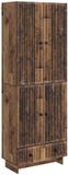 vidaXL - Dining loungeset - Hout - Oud hout - 95 cm