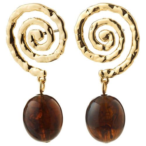 PILGRIM gold plated oorbellen Still