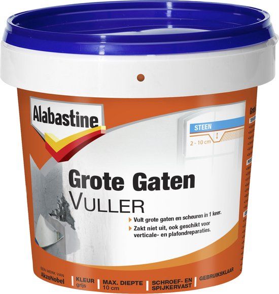 Alabastine Grote gatenvuller - 8710839105013