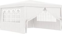 vidaXL Partytent met zijwanden, professioneel, 90 g/m², 4x4 m, wit