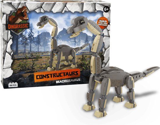 Dinorassic Brachiosaurus Bouwstenen - 198 delig