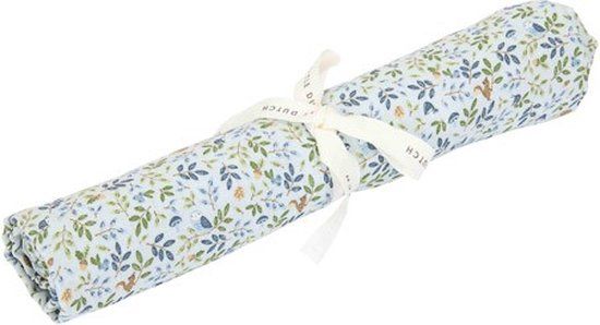 Little Dutch Swaddle - Blauw - Maat 120 cm - Forest Friends - Forest Adventure