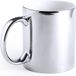 Merkloos / Sans marque Makito Western Europe Mok - metallic zilver - keramiek - 350 ml
