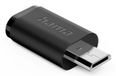 Hama 00201744 USB Type-C naar Micro-USB B Adapter, Zwart, 3 Stuks